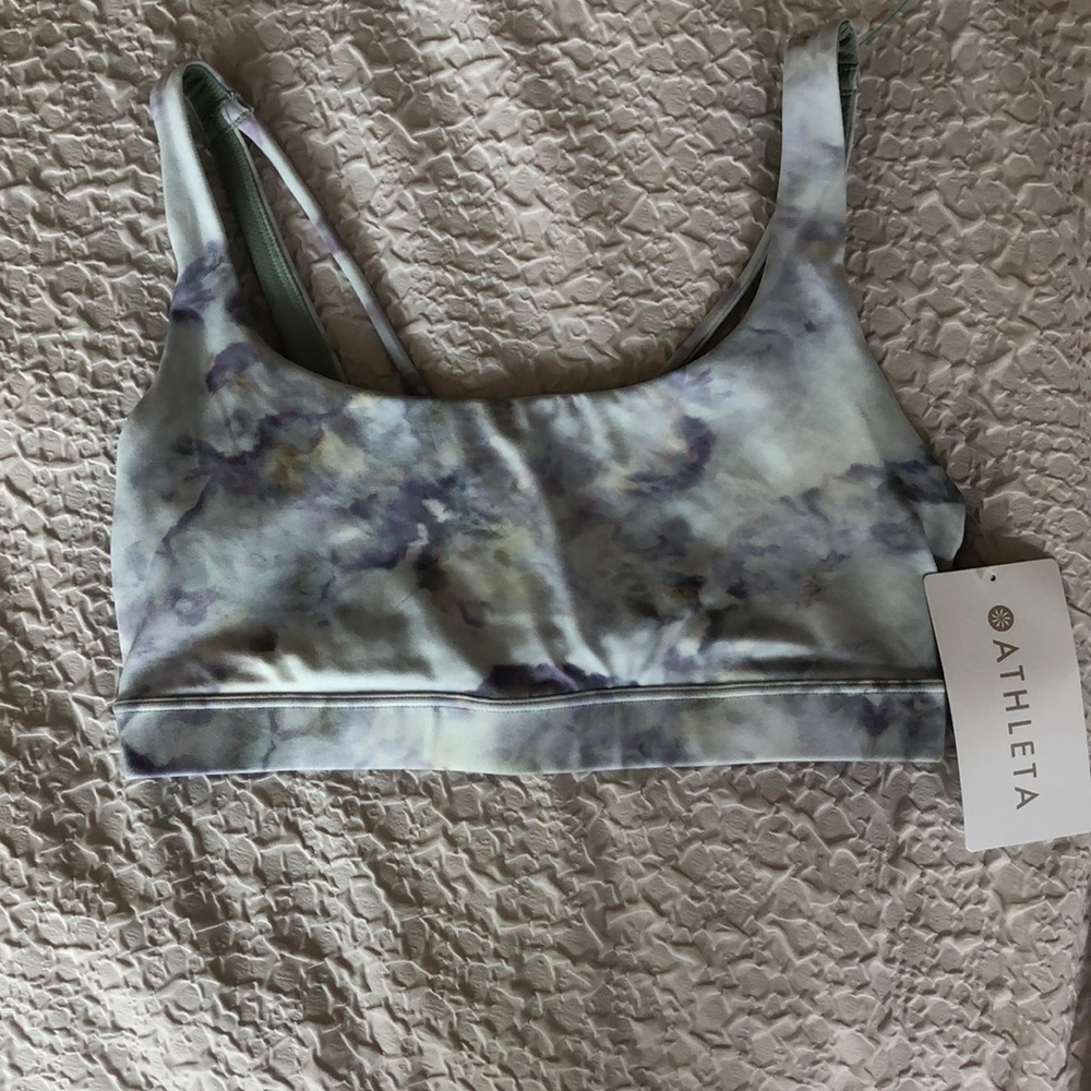 Tie dye sports bra